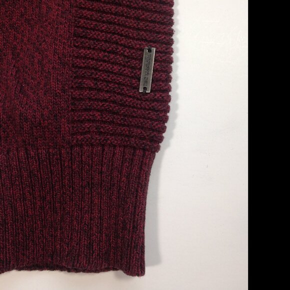 Ted Lapidus Paris Cotton Sweater Burgundy Blue Beige EXCELLENT USED CONDITION- M - Picture 5 of 9